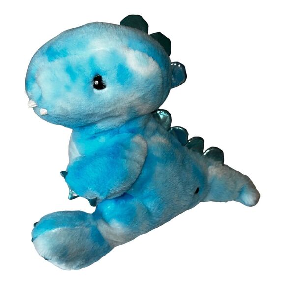 FAO Schwarz T Rex Dinosaur Plush Blue Glow Brights Lights Sound Stuffed Animal - Picture 11 of 13
